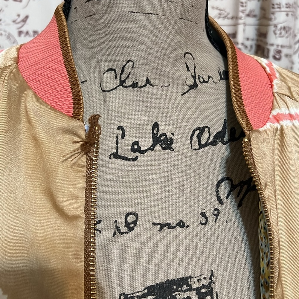 79- Scotch & Soda Printed reversible padded bomber jacket XS - Picture 12 of 12